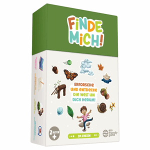 Finde Mich! Im Freien – Suchspiel & Entdeckerkarten für Kinder ab 2–8 Jahren – Natur-Kartenspiel & Montessori Lernspiel – Von Eltern empfohlen – Geschenk zu Ostern, Wandern, Camping & für draußen