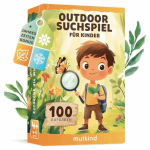 50x Entdeckerkarten für Kinder (ALLE 4 Jahreszeiten) - Spannendes Suchspiel zum Natur entdecken - 100 Aufgaben - Outdoor Spiele für Kinder - Geschenk Junge und Mädchen ab 4, 5, 6, 7, 8 Jahre